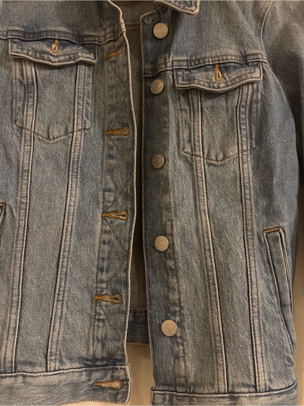 Banana Republic Light Blue Denim Jacket size S - Picture 1 of 10